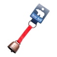thumbnail image 3 of Colaxi Bear Bell, Anti Lost Pet Bell, Hanging Dog Bell with Keyring, Cow Bell, Noise Maker for Outdoor Climbing Fishing Travel Hiker Red and Red Bronze, 3 of 10
