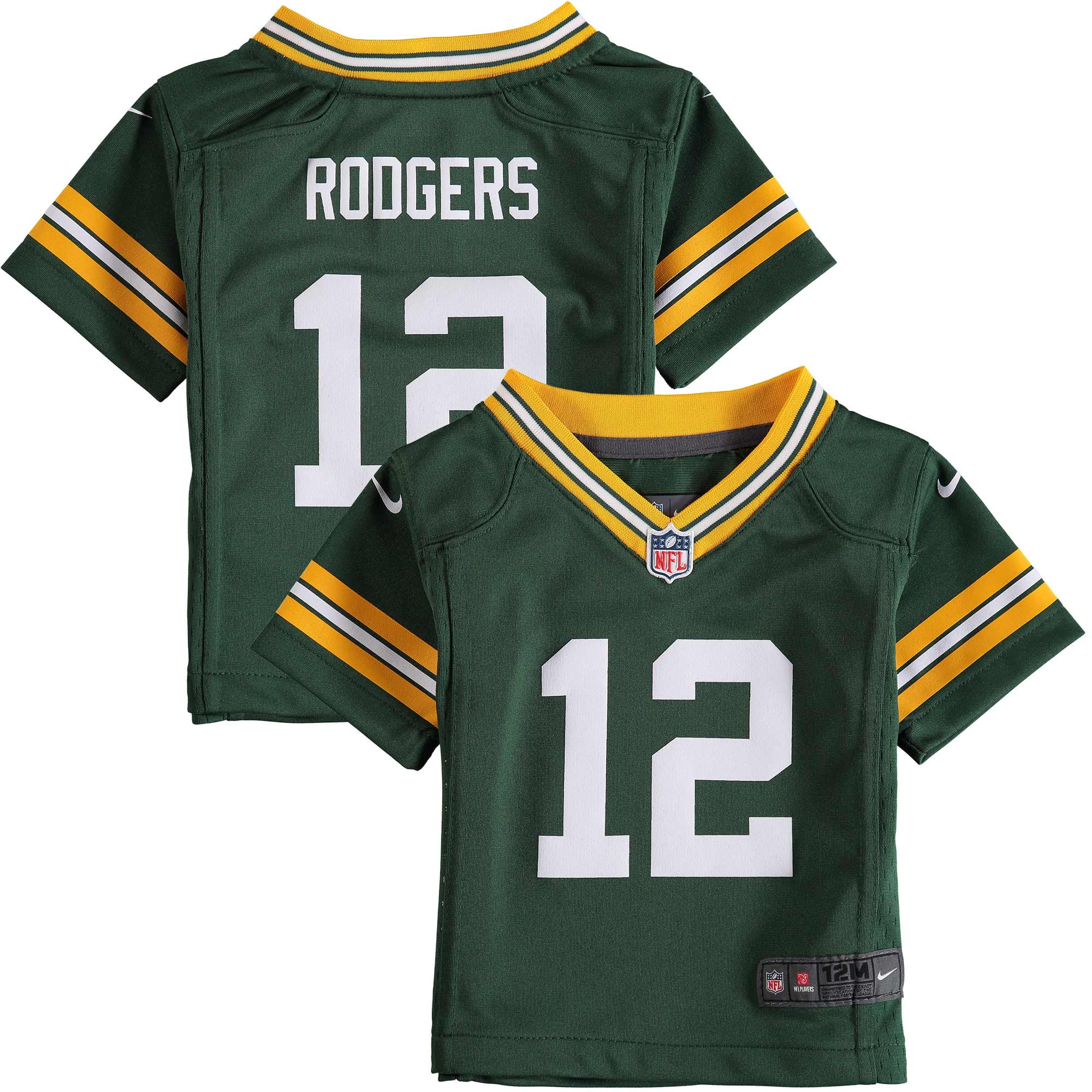 green bay packers jersey colors