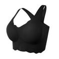 thumbnail image 5 of Ramiter Lingerie for Women Women's Plus Size Minimizer Unlined Underwire Full Coverage Bra 4XL,Black, 5 of 5