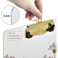 thumbnail image 4 of Coolnut Herb Wild Flower Clipboard, Acrylic Standard A4 Letter Size Clip Board with Low Profile Clip for Office, Classroom, Doctor, Nurse and Teacher, 12.5"x9", 4 of 7
