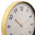 thumbnail image 2 of Truu Design Classic Woodgrain Round Wall Clock, 2 of 4