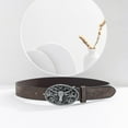 thumbnail image 6 of Vintage Cowboy Belt for Men Teens Denims Pants Belt TexasBull Buckle Belt for Male Metal Carved Bull Buckle Jeans Belt, 6 of 9
