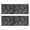 Black Paisley Pattern, variant on Kitchen Rugs Sets Of 2,Black Geometric Striped Pattern Anti Fatigue Kitchen Mat Rugs Non Slip Washable,Decorative Kitchen Floor Mats for Kitchen,Sink,Laundry,17"X47"