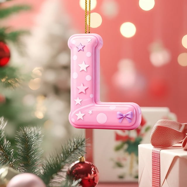 Colgante de árbol de Navidad acrílico 2D | Adorno para mochila y coche | Accesorio de decoración navideña para el hogar, la oficina o el vehículo | Set de regalo de decoración festiva (1 unidad)