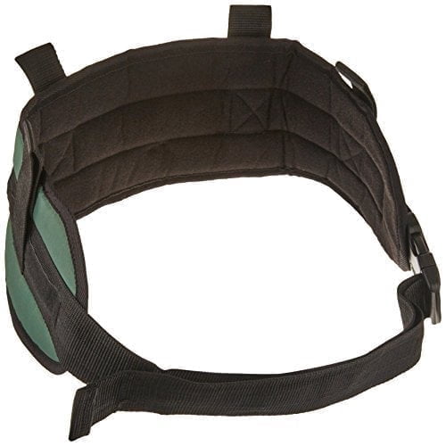 Sammons Preston Padded Gait Belt, Medium, Green, 1 Pack