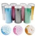 thumbnail image 2 of Grafted Eyelash Lengthening Cleaning Cotton Swab Eyelash Lifting Glue Remover Applicator Makeup Micro Brush Tool Wholesale 100PCS Green, 2 of 6