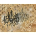 thumbnail image 2 of Adkin, Arielle 32x26 Gold Ornate Wood Framed with Double Matting Museum Art Print Titled - Chandelier, 2 of 4