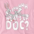 thumbnail image 2 of Looney Tunes Whats Up Women's T Shirt, Pink, X-Large, 2 of 6