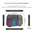 thumbnail image 3 of Dsscvnef Mini Lithium-Ion Rechargeable Idéal Clavier Sans Fil pour la Maison et l'Utilisation, 3 of 9