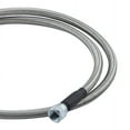 thumbnail image 2 of New 52" Length SS Braided Transmission Cooler Hose Lines Fit For TH350 700R4 TH400, 2 of 5