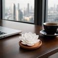 thumbnail image 5 of Porcelain Flower Aromatherapy Diffuser Dressing Table Room Handmade Flower Rose, 5 of 5