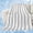Gray White, variant on Red Striped Cooling Blanket for Hot Sleepers, Soft Breathable Cool Summer Blanket for Night Sweats, Christmas Farmhouse Red White Stripes Lightweight Ice Silk Sofa Throw Blankets All Season 30"x40"