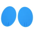 thumbnail image 3 of 2 almohadillas de electrodos de silicona para fisioterapia, color azul, ovaladas, 95 x 160 mm, 3 of 14