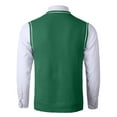 thumbnail image 4 of Dwelliawo Sweater Vest for Men Casual Knitted V Neck Pullover Tops Formal Sleeveless Ribbed Sweater Loose Fit Going Out Stretch Vest L, 4 of 4