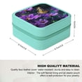 thumbnail image 2 of Shiartex Butterfly Flower Purple Flexible Storage Jewelry Box for Necklace, Ring, Earring Organization Green, 2 of 5