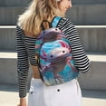 thumbnail image 6 of Yiaed Cute Underwater Axolotl Print Backpack, Premium Laptop Backpack, Travel Backpack for Women, Lightweight Backpacks, Comfortable Back Pack-Medium, 6 of 7