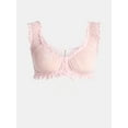 thumbnail image 3 of No Boundaries Valentine's Day Chiffon Bralette, Women’s, 3 of 3
