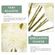 thumbnail image 2 of 12 piezas Flores artificiales de plástico Dandelion flores de flores realistas Flores de flores artificiales artesanía, 2 of 5