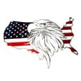 thumbnail image 2 of 2023 New Independence Day Metal Flag Decoration Americas Decoration, 2 of 3