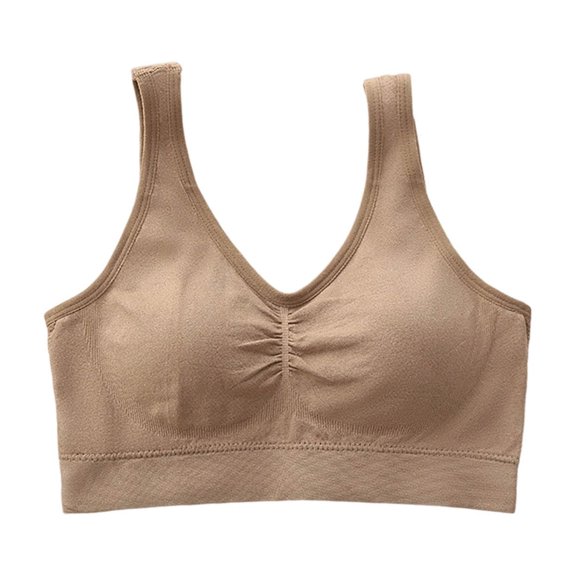 Tsesme Wireless Bras for Women Full Cup No Underwire Push up Supportive Bra Comfyable Everyday Bralette