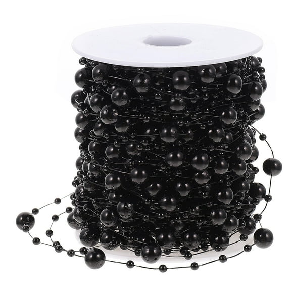 KAJNBN Bead String 30m Long Black Resin for Diy Projects 1 Roll