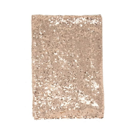 

Mesh Sequin Table Runner 12-Inch x 72-Inch Dusty Pink