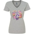 thumbnail image 3 of Inktastic Alzheimers Lupus Fibromyalgia Awareness Wreath Women's V-Neck T-Shirt, 3 of 5