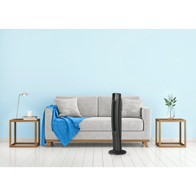 Lasko 42 Wind Curve Tower Fan with Nighttime Setting and Remote, T42951,  Silver, 13L, New - Walmart.com