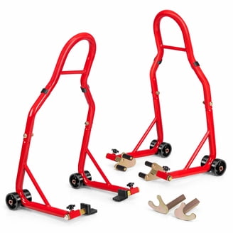 Venom Motorcycle Stand Front and Rear Lift Stand Combo, Universal