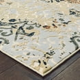 thumbnail image 4 of Style Haven  Magistros Textured Floral Lattic Grey and Goldtone Area Rug 5'3" x 7'6" 5' x 8' Bedroom,Dining Room Rectangle,Runner, 4 of 5