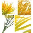 thumbnail image 2 of ZOELNIC 4Pcs Artificial Golden Wheat Fake Shrubs Plants Plastic Flowers for Home Garden Restaurant Wedding Decoration Photography Props, 2 of 6
