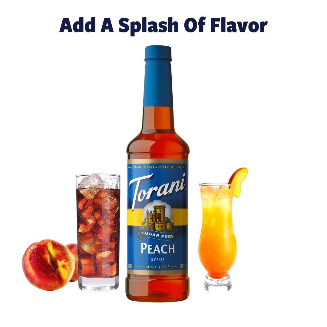 Torani Sugar Free Peach Flavoring Syrup, 25.4 fl oz
