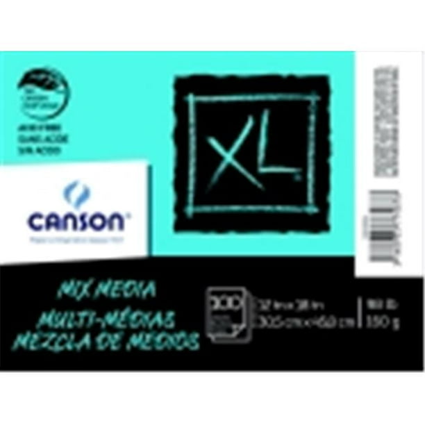 Canson 12 x 18 in. Xl Mixed Media Paper, Pack 100