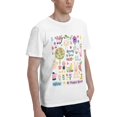 thumbnail image 2 of Bingfone Spring Flowers Birds Men'S Loose Fit Short-Sleeve Pocket T-Shirt, 2 of 7