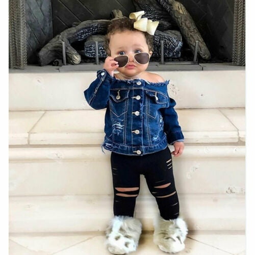 Infant jean outfit sales