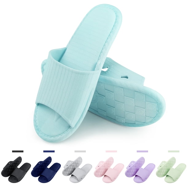Women's Slip On Slippers NonSlip Shower Sandals for Women, Shower Bath