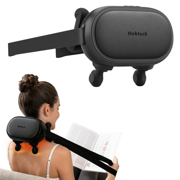 Masajeador de cuello Nekteck Shiatsu con calor para cuello y hombros