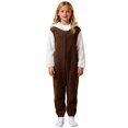 thumbnail image 4 of Shachafan Soft Pajama Jumpsuit For Kids Cozy Playwear With Animal Design For Girls And Boys Toddler Toddler Summer Outfits for Girls, 4 of 7