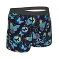 thumbnail image 4 of Uemuo Blue Butterfly Pattern Men's Boxer Briefs,Trunk Anti-Chafing,Comfortable, Durable, and Stylish Underwear-Small, 4 of 9