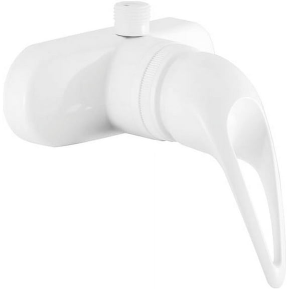 Dura Faucet DF-SA150-WT White Single Lever RV Shower Faucet