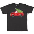 thumbnail image 3 of Inktastic Christmas Vintage Truck with Christmas Tree T-Shirt, 3 of 5