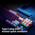 thumbnail image 4 of Cable en espiral para teclado GunMjo Pro Custom USB-C a USB-A de 1,5 m, 4 of 7