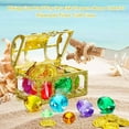 thumbnail image 4 of Underwater Gem Pool Toys, 10PCS Colorful Toy Gems Set Gold Box  For Swimming Pool, 4 of 8