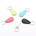 thumbnail image 4 of Qarigey 10 Uds llavero Simple sólido en forma de gota llaves anillo colgante botón claro adorno navideño bolsas mujeres hombres Ropa, zapatos y accesorios Miscelánea Blanco, 4 of 6