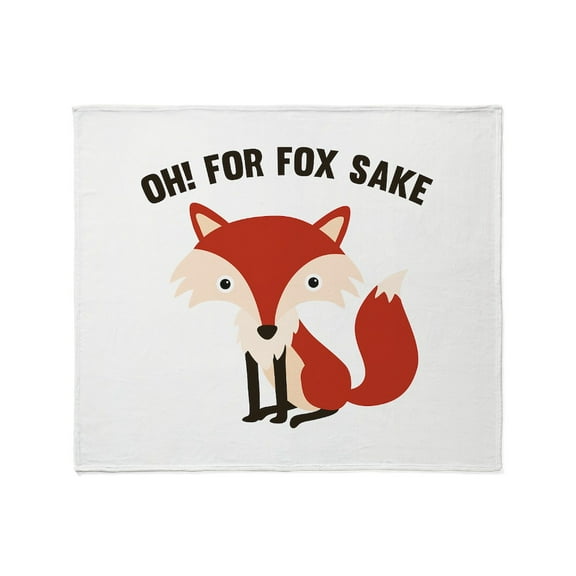 CafePress - Oh! For Fox Sake Stadium Blanket - Soft Fleece Throw Blanket, 50"x60" for All Ages