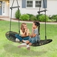 thumbnail image 2 of Costway Balançoire Soucoupe pour Arbre Surf Enfants Extérieur Ensemble de Balançoire Ajustable avec Poignée, 2 of 10