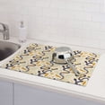 thumbnail image 6 of Yiaed Snake And Floral Print Highly Absorbent Microfiber Kitchen Counter Mat, Dish Drying Pad for Dishes, Utensils, Pots and Pans, Large 18" x 24", 6 of 7