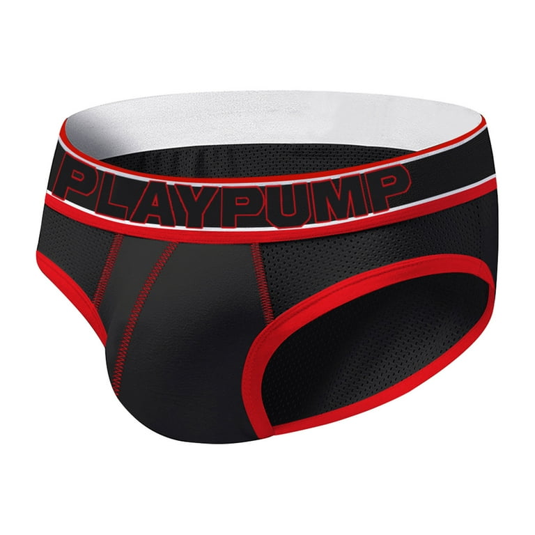 zuwimk Mens Underwear Men s Jockstrap Underwear Supporter Black L