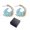 C, variant on Ocean'S Oath Jewelry Boho Blue Ocean Wave Necklace Earrings Rings Set-NICE Clearance