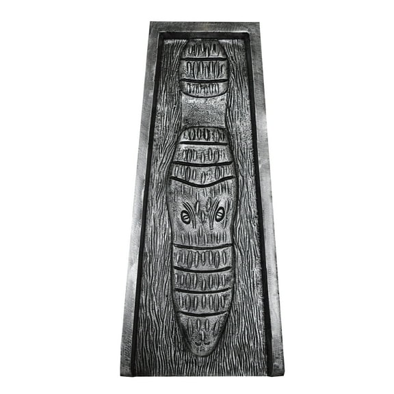 Silver Alligator 24-in Cast Aluminum Downspout Gutter Splash Block